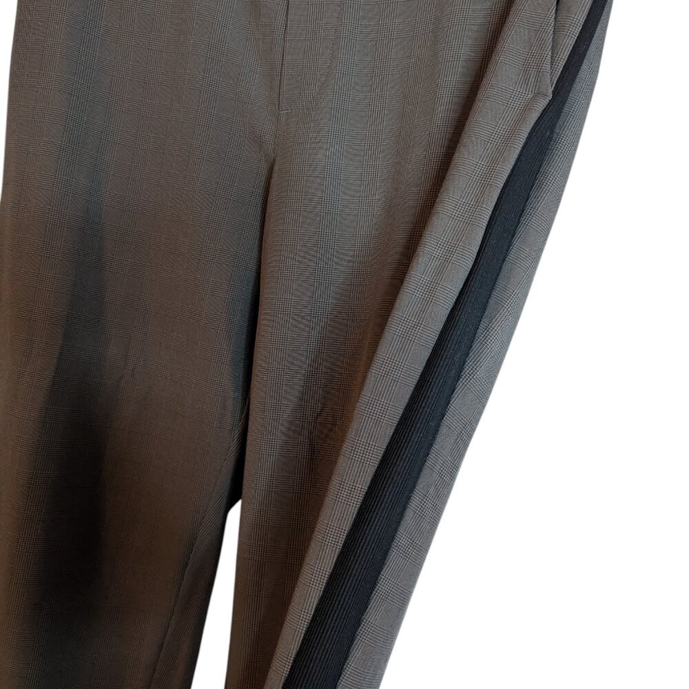 Athleta Women's Brooklyn High-Rise Plaid Ankle Pant Women’s Size 8 Gray - Picture 5 of 6